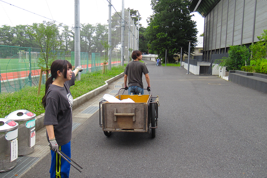 リヤカーなんて初体験じゃないでしょうか？