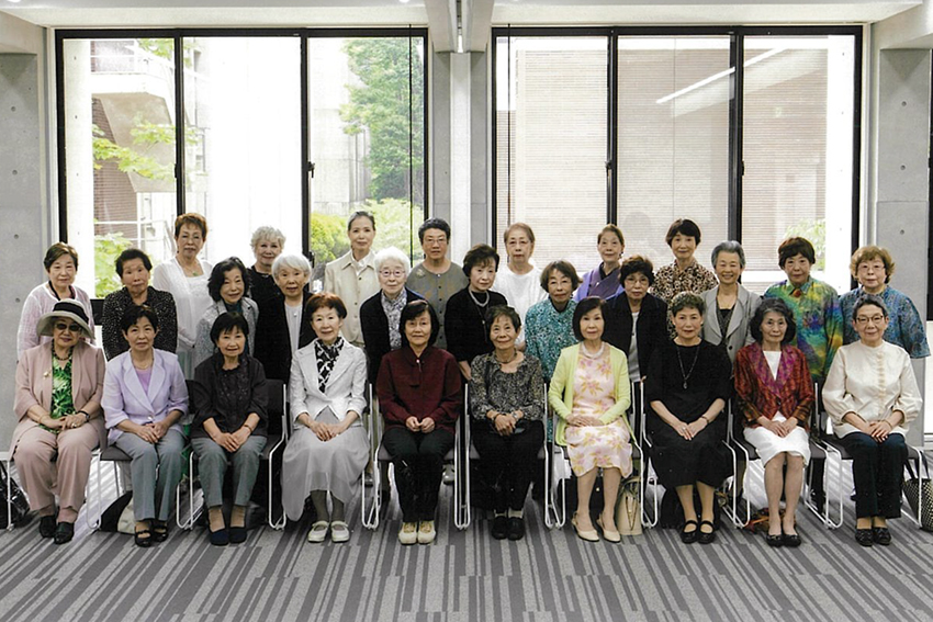 旧武蔵野女子学院高等学校　第12回生同期会（昭和36年卒業）